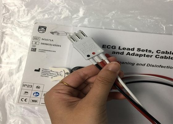 AMMI ICU ECG 리드 세트 케이블 M1671A ECG 모니터링을 위한 TPU 물질