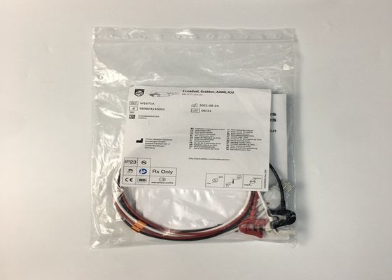 AMMI ICU ECG 리드 세트 케이블 M1671A ECG 모니터링을 위한 TPU 물질
