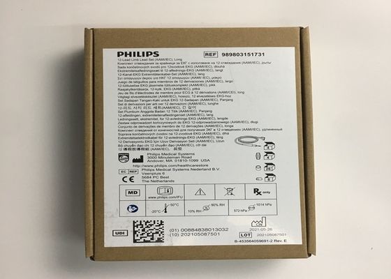 PHLIP ECG 교체 부품, AMMI IEC 12 납 ECG 지체 납 1.4M 989803151731