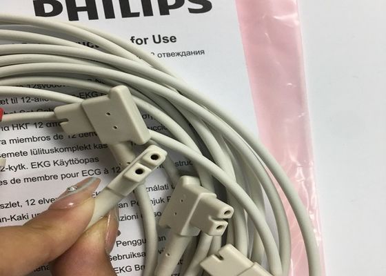 PHLIP ECG 교체 부품, AMMI IEC 12 납 ECG 지체 납 1.4M 989803151731