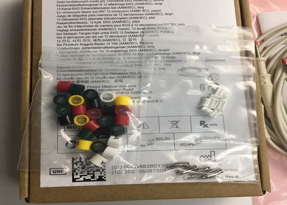 PHLIP ECG 교체 부품, AMMI IEC 12 납 ECG 지체 납 1.4M 989803151731