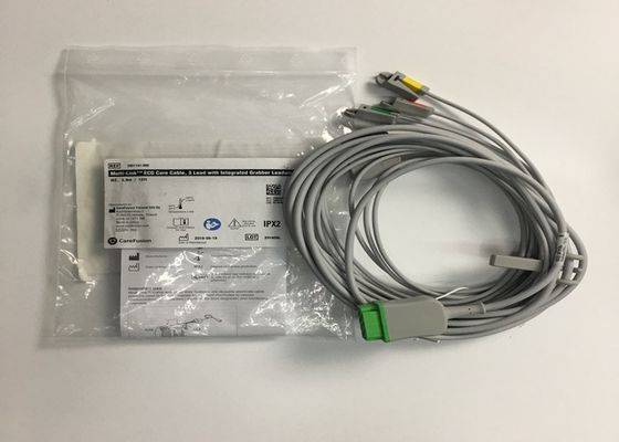 멀티 링크 ECG 교체 부품 케이블 3 통합 Grabber 리드 와이어와 함께 유도 3.6M