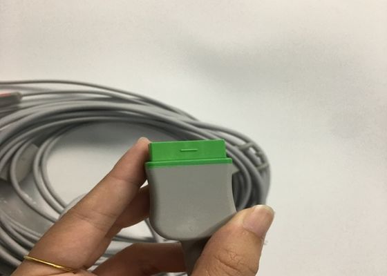 3 납 ECG 트렁크 케이블 2106309-002 통합 Grabber Leadwire 12FT와 함께