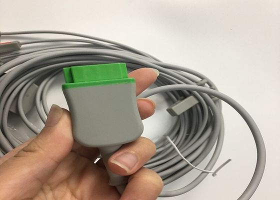 3 납 ECG 트렁크 케이블 2106309-002 통합 Grabber Leadwire 12FT와 함께
