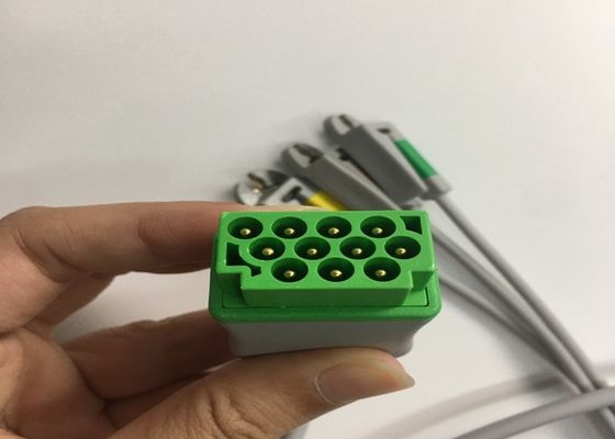 3 납 ECG 트렁크 케이블 2106309-002 통합 Grabber Leadwire 12FT와 함께