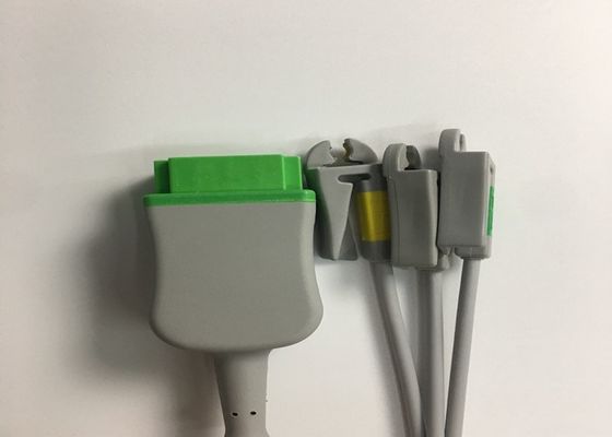 3 납 ECG 트렁크 케이블 2106309-002 통합 Grabber Leadwire 12FT와 함께