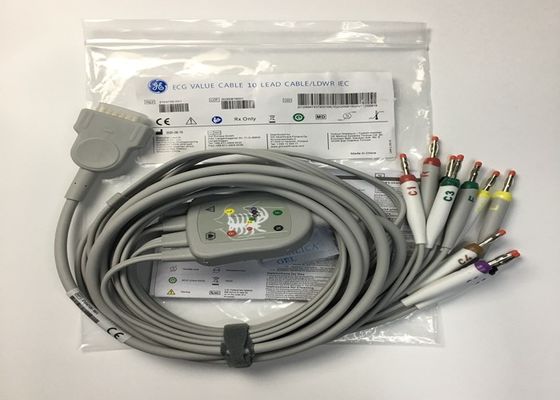 10 납 ECG 교체 부품 케이블 GE2104726-001 EU 표준
