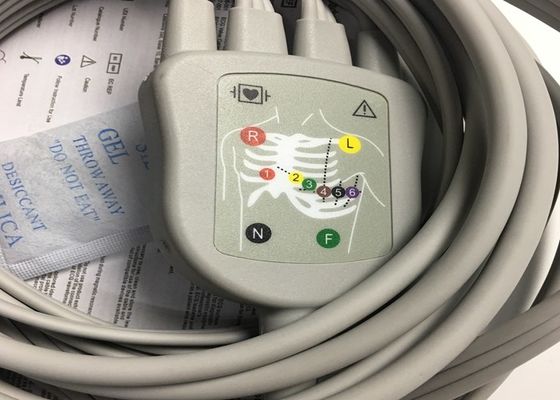 10 납 ECG 교체 부품 케이블 GE2104726-001 EU 표준