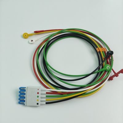 PHILIP 환자 모니터 오리지널 CBL 5 리드셋 스냅 IEC ICU REF M1645A 989803145001