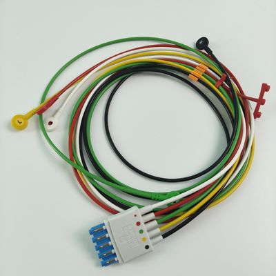 PHILIP 환자 모니터 오리지널 CBL 5 리드셋 스냅 IEC ICU REF M1645A 989803145001
