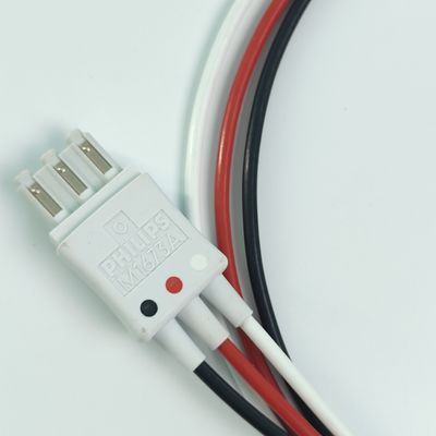 REF M1673A 필립 환자 모니터 CBL 3 리드셋 스냅 AAMI ICU PN 989803145111