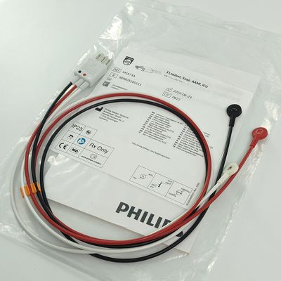 REF M1673A 필립 환자 모니터 CBL 3 리드셋 스냅 AAMI ICU PN 989803145111