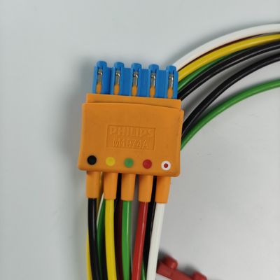 989803125871 의료기기 소모품 PHILIP 환자 모니터 CBL 5 리드셋 Grabber IEC OR REF M1974A