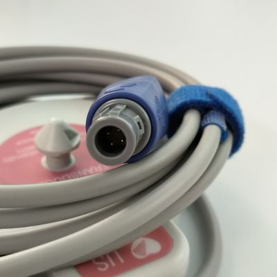 타이어 감독 US 트랜스듀서 F2/F3/F6 태아의 심박수 US 프로브 듀얼 슬롯 4 핀 MS3-109301 (D)