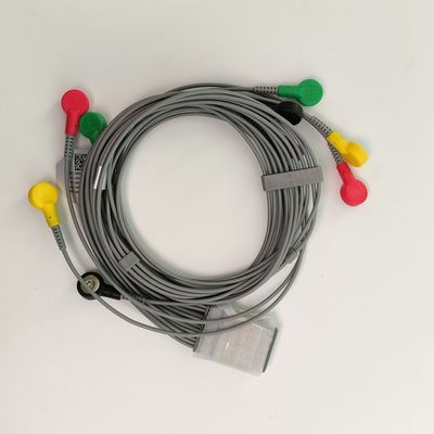 오리지널 다이내믹 홀터 ECG 리드 와이어 12 리드 버튼 타입 REF EL10NISH01 IPN 01.57.471450