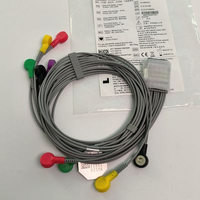 오리지널 다이내믹 홀터 ECG 리드 와이어 12 리드 버튼 타입 REF EL10NISH01 IPN 01.57.471450