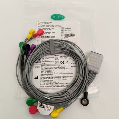 오리지널 다이내믹 홀터 ECG 리드 와이어 12 리드 버튼 타입 REF EL10NISH01 IPN 01.57.471450
