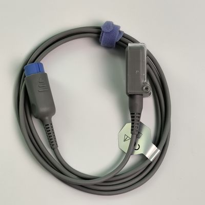 REF SHEC3 혈액 산소 연장 케이블 2M 파란색 둥근 머리 단일 슬롯 7 핀 L 2.0 미터