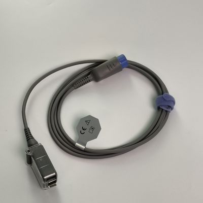 REF SHEC3 혈액 산소 연장 케이블 2M 파란색 둥근 머리 단일 슬롯 7 핀 L 2.0 미터