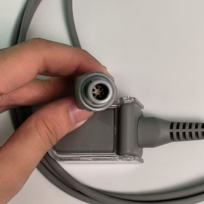 SHEC1 혈액 산소 프로브 연장 케이블 2M DB9 LEMO 플러그에 어댑터 6 핀 더블 슬롯 L2.0m