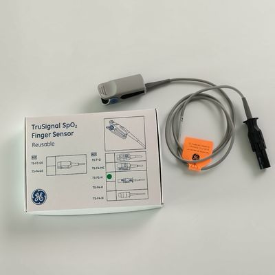 GE 오리지널 데이텍스-오흐메다 TruSignal SpO2 지문 센서 재사용 가능.