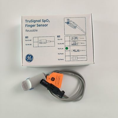 GE 오리지널 데이텍스-오흐메다 TruSignal SpO2 지문 센서 재사용 가능.