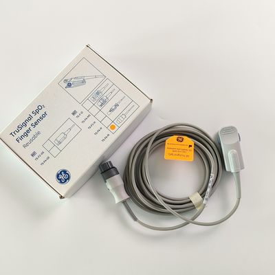 GE 오리지널 데이텍스-오흐메다 트루시그널 SpO2 지문 센서 재사용 가능.