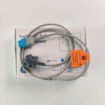 GE 오리지널 데이텍스-오흐메다 TruSignal SpO2 PediTip 센서 재사용 가능한 REF: TS-SP-D