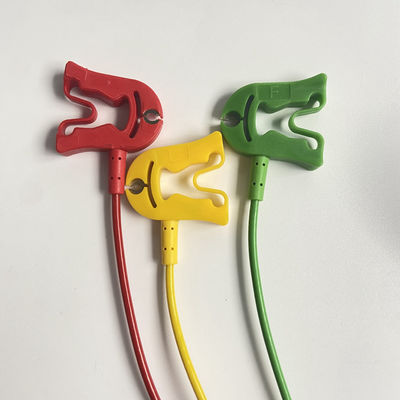 텔레메트리 3 리드 유럽 표준 클램프 ECG 3 리드 Grabber IEC Tele REF:989803171901