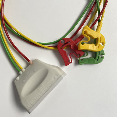 텔레메트리 3 리드 유럽 표준 클램프 ECG 3 리드 Grabber IEC Tele REF:989803171901