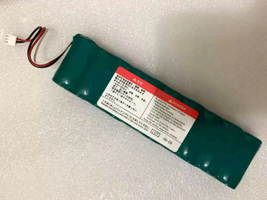 NIHON KOHDEN ECG-1250P, ECG-2110 전기 심전도 기기 원본 배터리 녹색 항목 번호 SB-901D 또는 SB-901DC