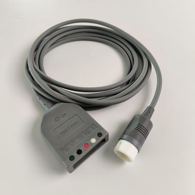 필립 오리지널 에피시아 3/5 ECG 트렁크 케이블, AAMI/IEC. REF 989803160641