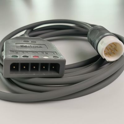 필립 오리지널 에피시아 3/5 ECG 트렁크 케이블, AAMI/IEC. REF 989803160641