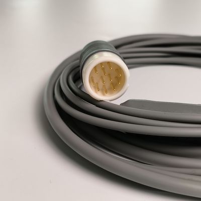 필립 오리지널 Efficia 결합 케이블/3-리드셋 Grabber IEC. 기계 끝 라운드 12-핀,REF: 989803160741