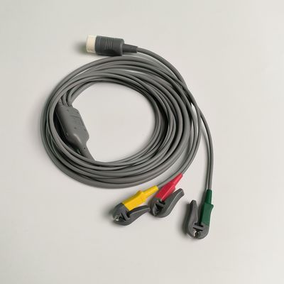 필립 오리지널 Efficia 결합 케이블/3-리드셋 Grabber IEC. 기계 끝 라운드 12-핀,REF: 989803160741