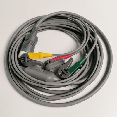 필립 오리지널 Efficia 결합 케이블/3-리드셋 Grabber IEC. 기계 끝 라운드 12-핀,REF: 989803160741