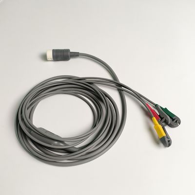 필립 오리지널 Efficia 결합 케이블/3-리드셋 Grabber IEC. 기계 끝 라운드 12-핀,REF: 989803160741