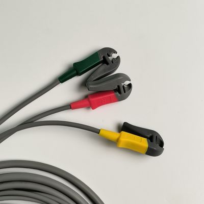 필립 오리지널 Efficia 결합 케이블/3-리드셋 Grabber IEC. 기계 끝 라운드 12-핀,REF: 989803160741
