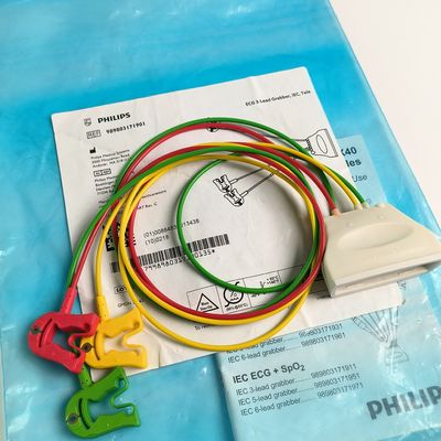 PHILIP ECG 3 리드 그래버,IEC,Tele REF 989803171901