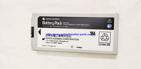 NIHON KOHDEN 환자 모니터 원본 배터리 SB-720P 7.2 V 6600 Mah 47.5Wh 21NR19/65-3