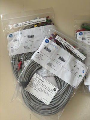 GE 2104749-001 - 10 리드 ECG 리드선 및 트렁크 케이블 세트, AHA