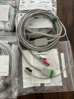 GE 리드 와이어 및 트렁크 케이블 REF: 5831398 ECG 3 리드 케이블 분리 할 수없는 GRABBER AHA 4.7M 15FT