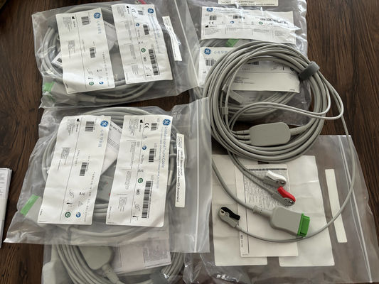 GE 리드 와이어 및 트렁크 케이블 REF: 5831398 ECG 3 리드 케이블 분리 할 수없는 GRABBER AHA 4.7M 15FT