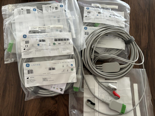 GE 리드 와이어 및 트렁크 케이블 REF: 5831398 ECG 3 리드 케이블 분리 할 수없는 GRABBER AHA 4.7M 15FT