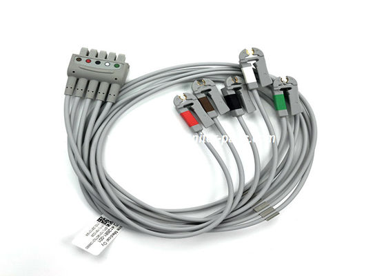 멀티 링크 ECG 리드 와이어 그룹 세트, 5 리드 그래버 AHA 74CM / 29IN PN 412681-001