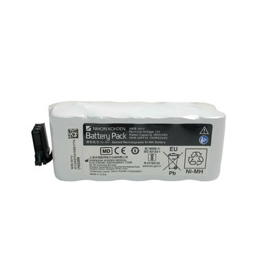 NIHONKOHDEN NKB-301V 밀폐 재충전 가능한 Ni-MH 배터리 명소 전압 12v 등급 용량 2800mAh