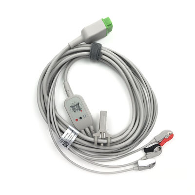 5831398 리드 와이어 및 트렁크 케이블 ECG 3 리드 케이블 분리 불가능, 그랩,AHA,4.7M/15 FT