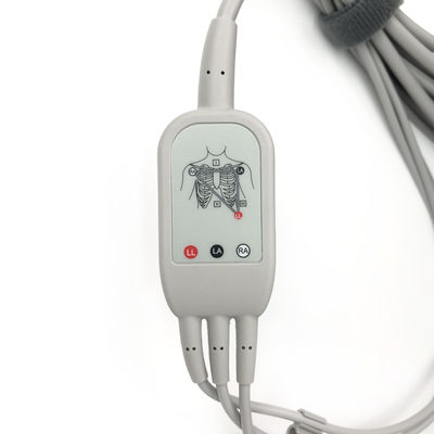 5831398 리드 와이어 및 트렁크 케이블 ECG 3 리드 케이블 분리 불가능, 그랩,AHA,4.7M/15 FT