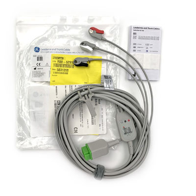 5831398 리드 와이어 및 트렁크 케이블 ECG 3 리드 케이블 분리 불가능, 그랩,AHA,4.7M/15 FT