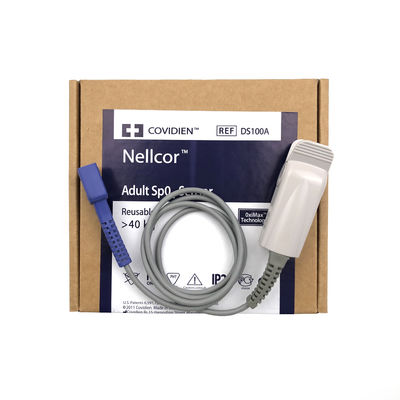 NELLOR REF DS100A 성인 SpO2 센서 40kg 이상 재사용 가능 OxiMax 기술